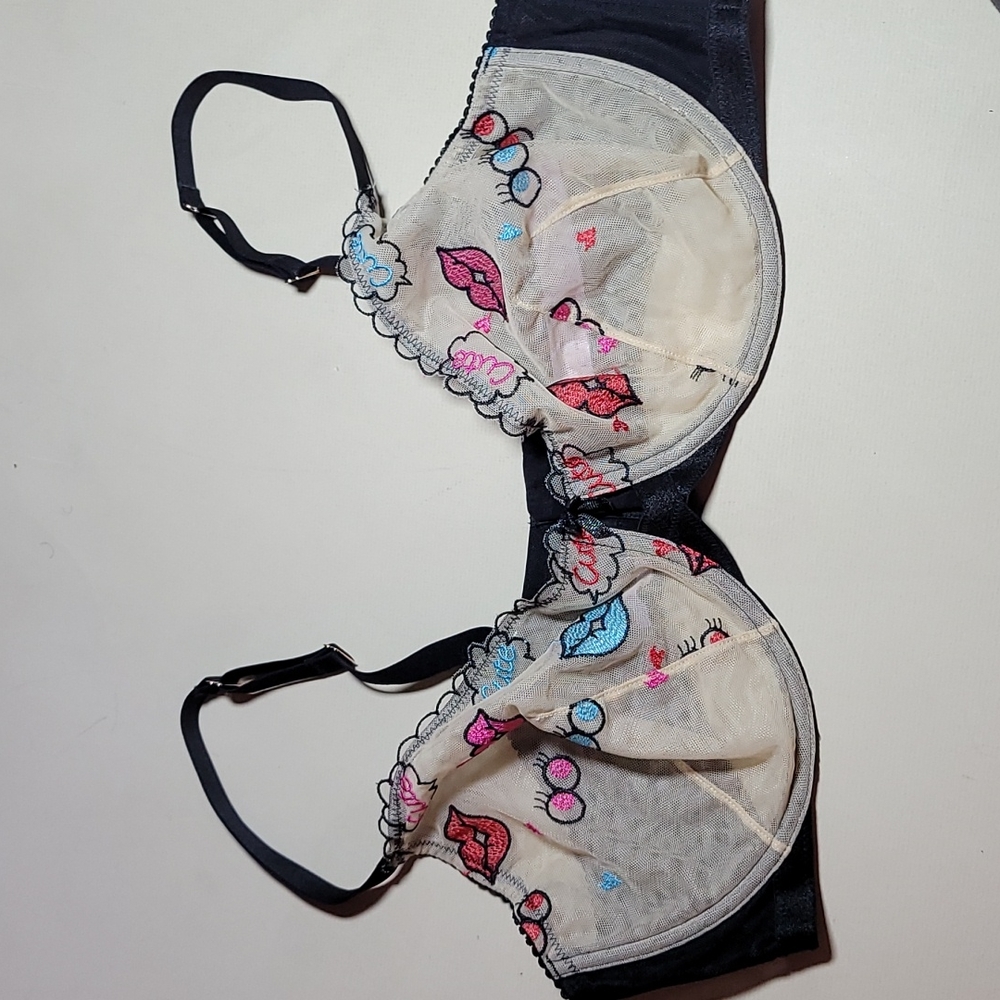 Savage X Fenty Cute ASF Mesh Bra 40DD